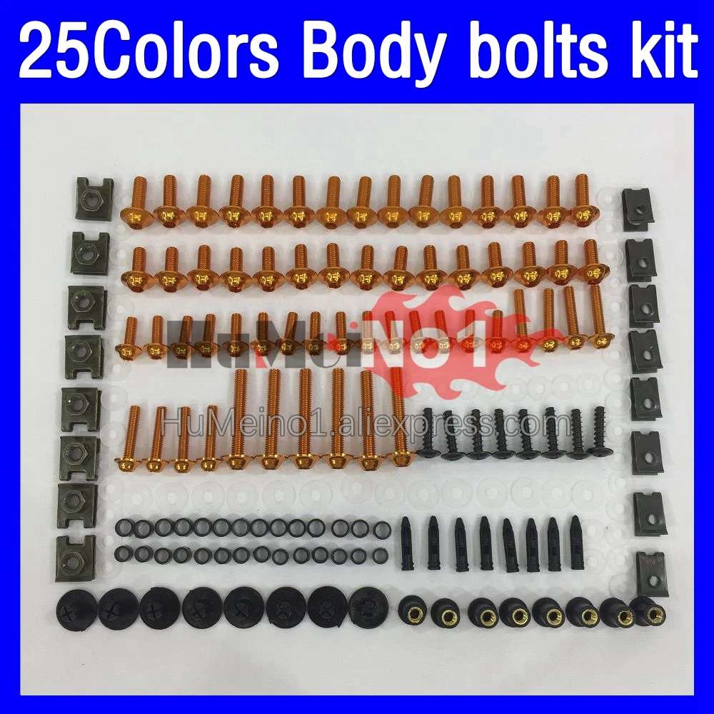 268ps Fairing bolts full screw kit For HONDA CBR1000RR CBR1000 CBR 1000 RR 1000RR 12 13 14 15 16 2012 2016 Body bolt screws Nuts