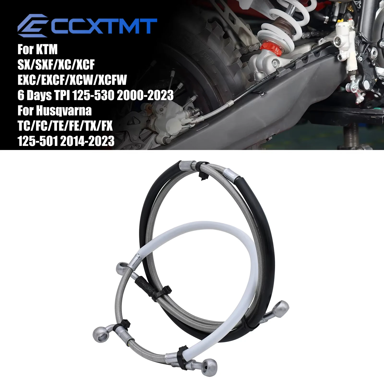 

Motorcycle 10mm Front And Rear Brake Hose Hydraulic Oil Line For Husqvarna FX TC FC TE FE TX For KTM SX XC EXC SX-F XC-F EXC-F