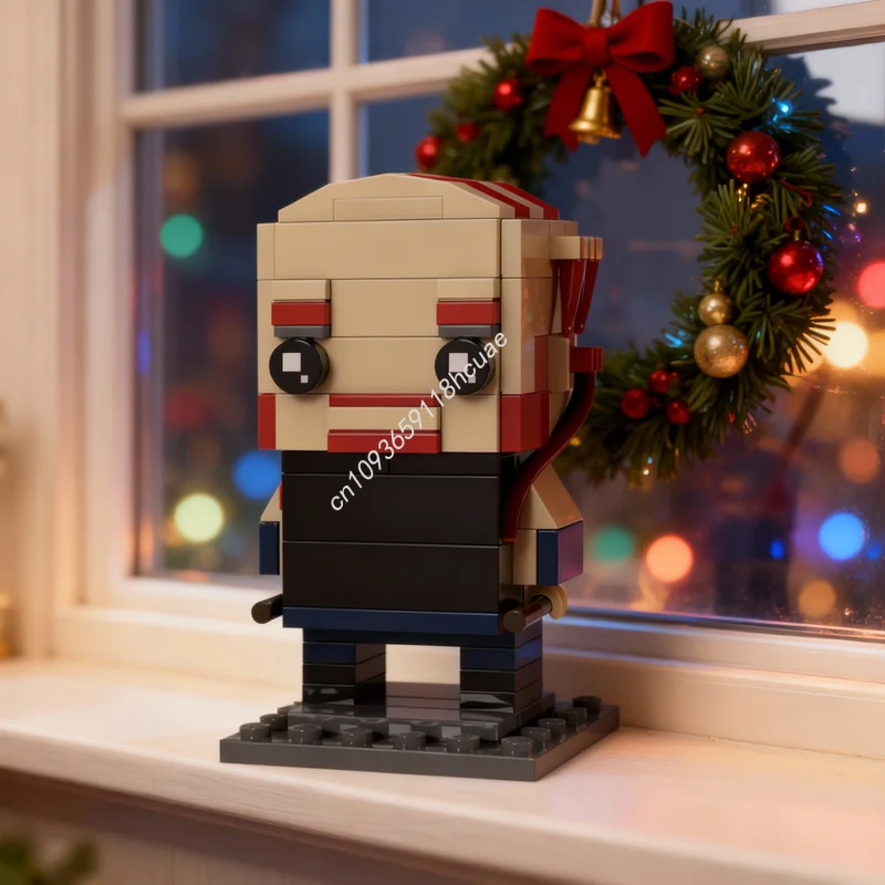 

Набор строительных блоков MOC Pickles The Drummer Brickheadz, 118 деталей, модель для сборки, архитектурный конструктор, подарок на Рождество, креативная развивающая игрушка