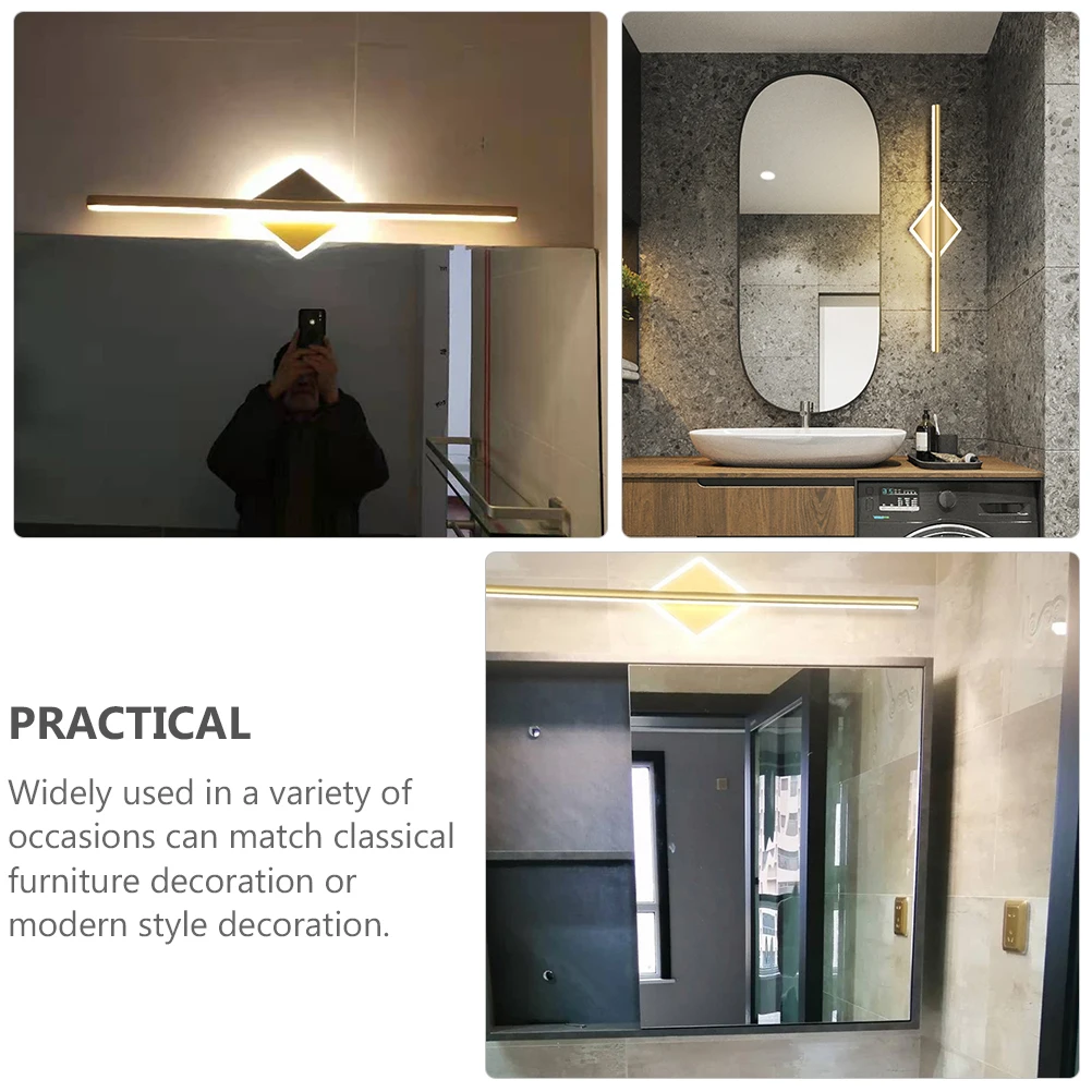 

LED Bathroom Vanity Lighting Fixture Mirror Headlight for Makeup Wall Lights Warm Light Modern Design Indoor Lamp