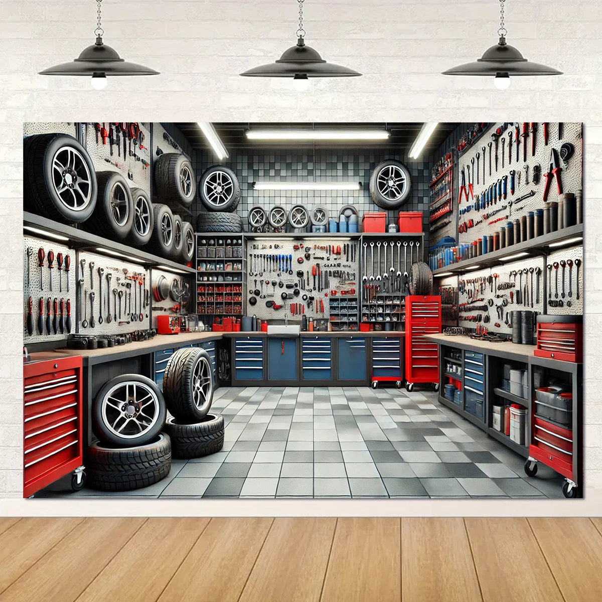 A polyester fiber garage tool  - Workshop Tools Background 评论和价格