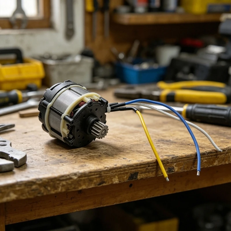 Ensemble remplacement moteur 21 V avec engrenage à 12 dents pour le service réparation, pièce d'entretien
