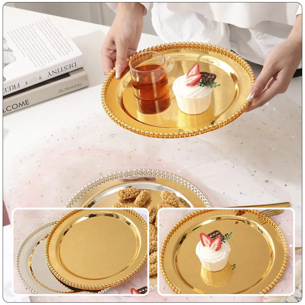 

Premium Iron Snack Tray Exquisite Fruit Plate for Family Dinner Party Portable Candy Dish Handmade Design Natural Atmosphere