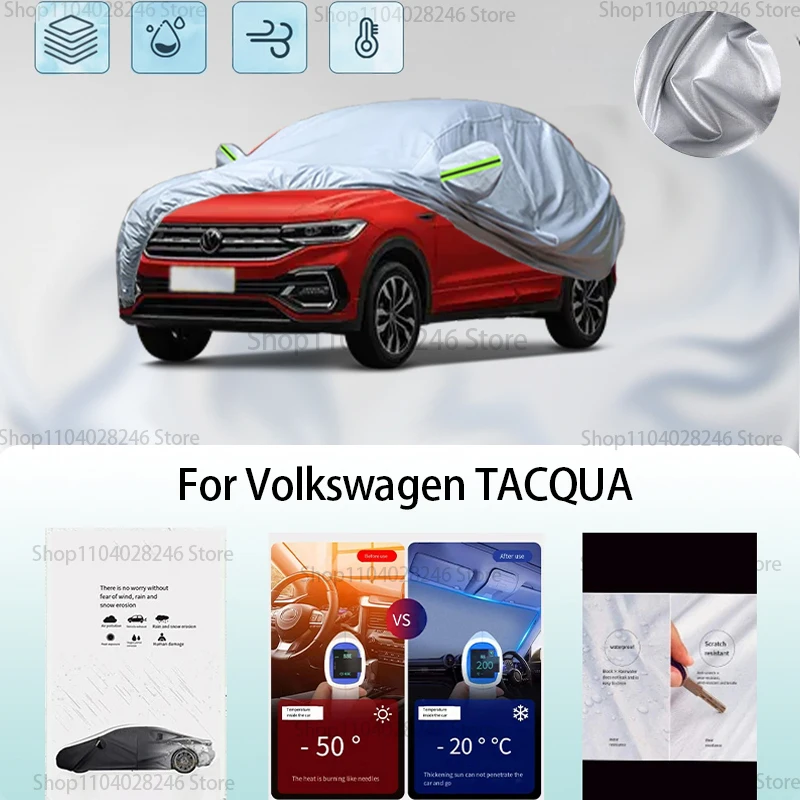 

For Volkswagen TACQUA Car clothing sun protection snow prevention antifreeze car protective cover auto cover