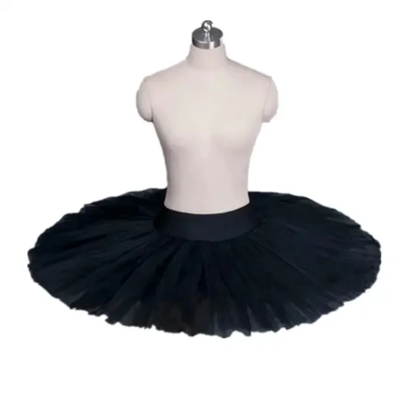 Profession elle Ballett Tutus erwachsene Kind steife Pfannkuchen halbe Ballett Tutu Mädchen üben Tutu Röcke Kinder weiße Platte Tutu 6 Schichten