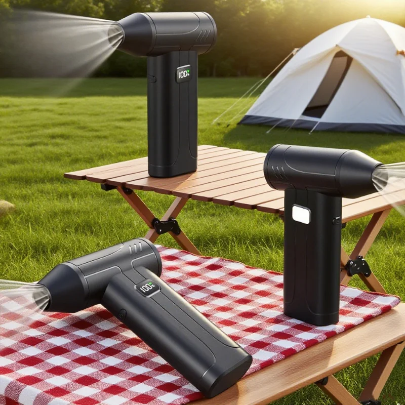 

Turbo Fan Jet 990000RPM powerful air blower Brushless turbo jet fan rechargeable blower camping equipment Car Cleaning Air Dust