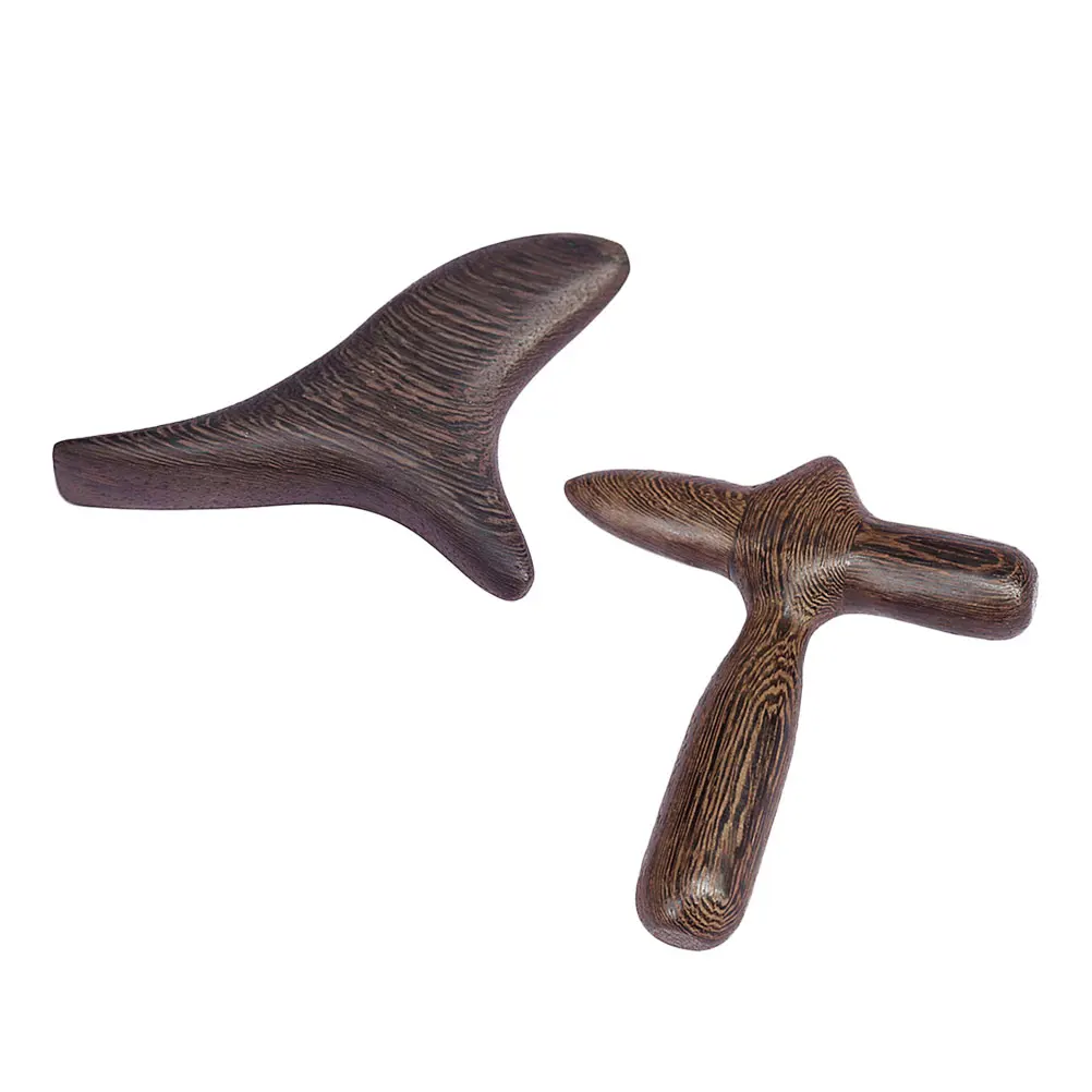 

2 шт., высококачественные деревянные массажные палочки с куриными крыльями, прочные портативные массажеры для мышц тела, массажная палочка для облегчения акупунктурных точек