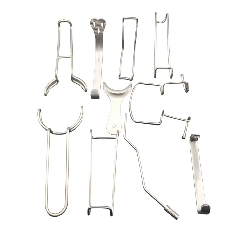 5Pcs Dental Implant Upper Lower Lip Expander Lip & Cheek Retractors Orthodontic Mouth Opener Stainless Steel Oral Tools