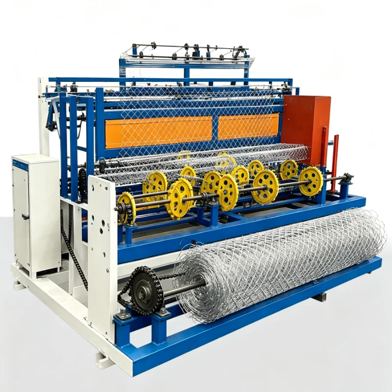Customized Diamond Mesh Machine Electric Wire Mesh Joining Equipment For Galvanized Diamond Pattern Netting