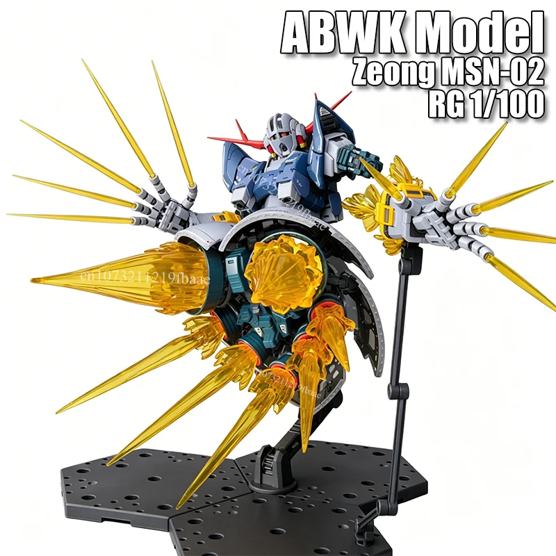

Модель ABAWAKONG Zeong MSN-02 RG 1/100, сборный набор, игрушка, увеличенная версия, фигурка, аниме, пластиковый робот, подарки