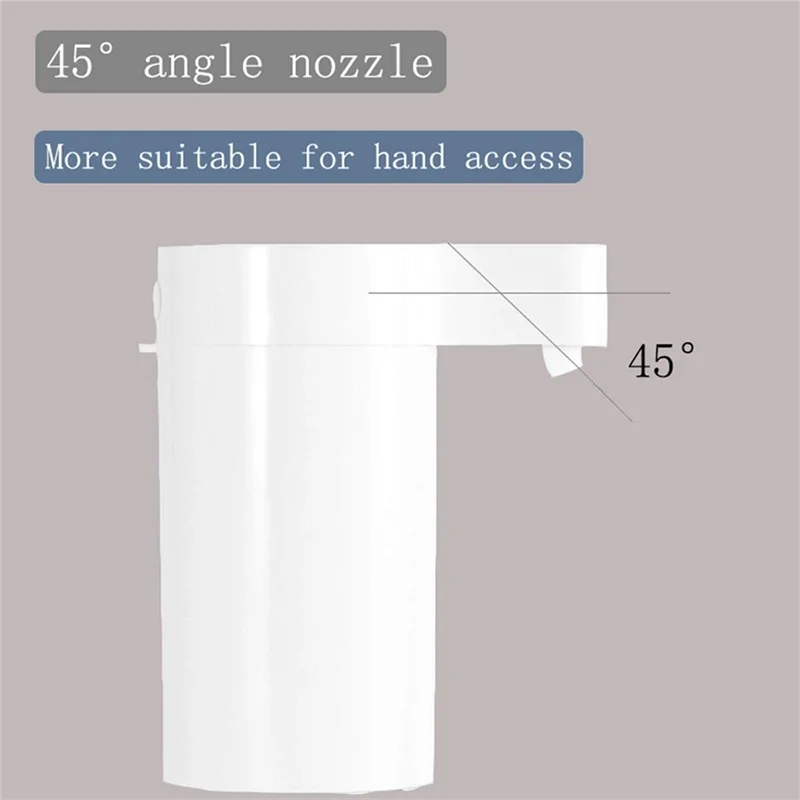 AA90-赤外線誘導タッチレスソープコンテナサイレントUSB充電キッチンやバスルームの家庭用品、ディスペンサーに適しています