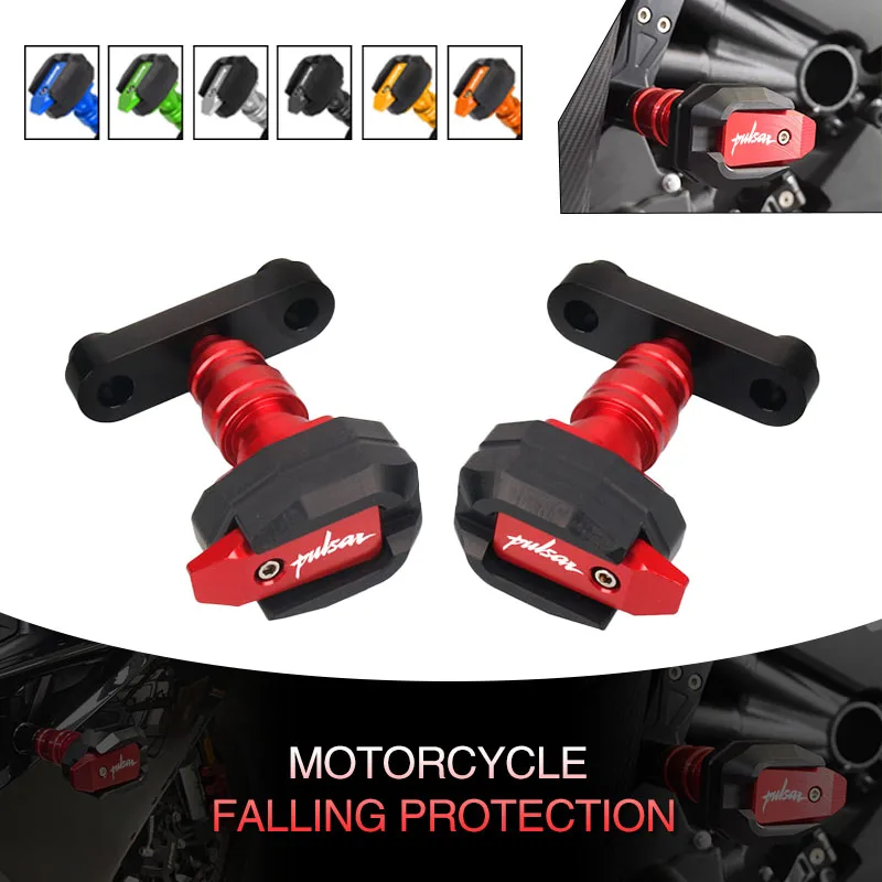 

Motorcycle Falling Protection Frame Slider Fairing Guard Crash Pad Protector Fit For Bajaj Pulsar NS 200 160 NS200 NS160 2012-20