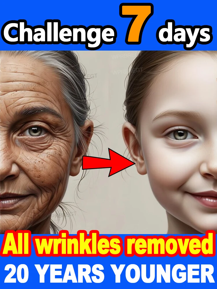 

20 years younger, no fine lines