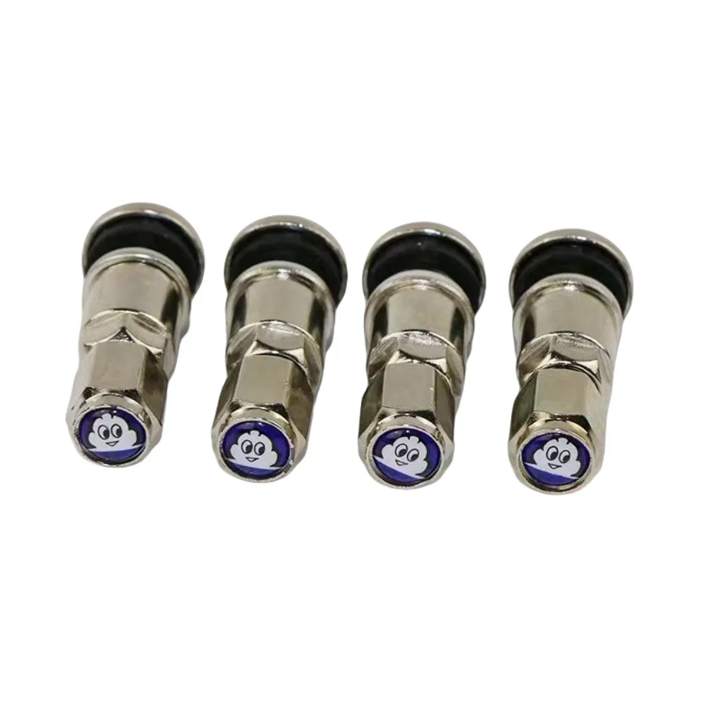 

4 stainless steel dust covers, tire valves, and explosion-proof valves for automotive vacuum tires