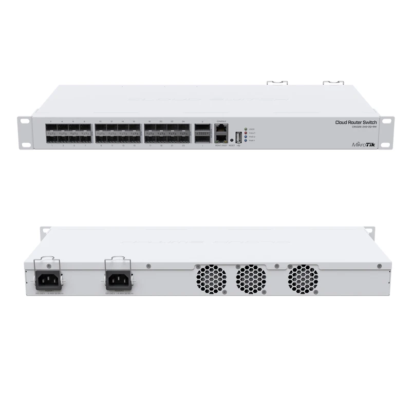 Imagem -06 - Mikrotik Crs32624s Mais 2q Mais rm Switch de Gerenciamento Mais Rápido para as Configurações Mais Exigentes 2x40 Gbps Qsfp Mais Portas e 24x10 Gbps Sfp Mais Portas