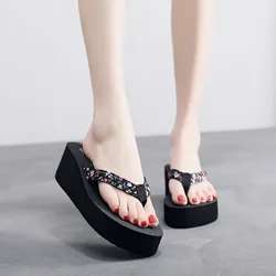 Fashion Women Flip Flops Summer Beach Platform Slippers Casual Outside Wedges Sandals Women Shoes Slippers Zapatillas Mujer