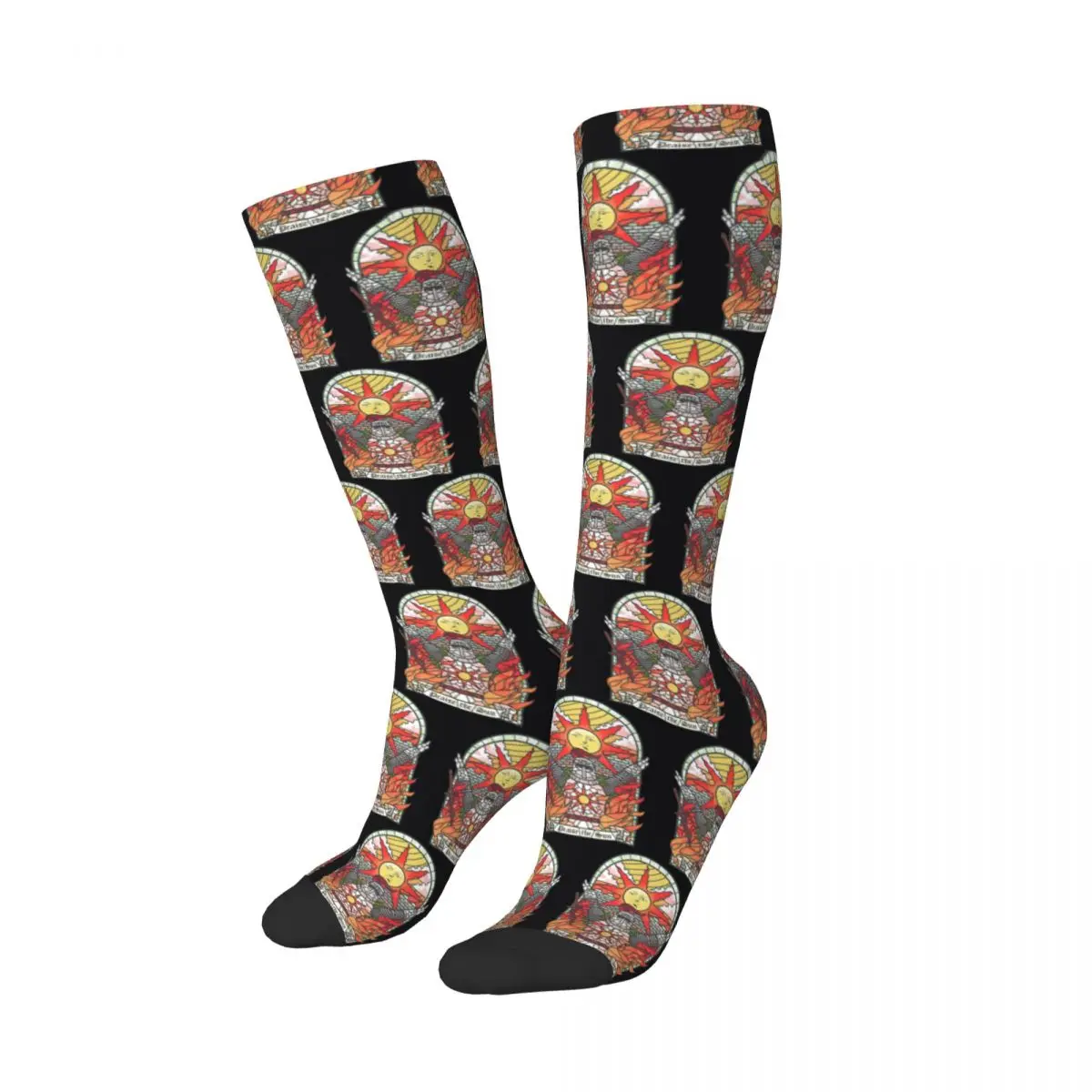 Dark Soul Praise The Sun Socks Harajuku Stockings All Season Long Socks Accessories for Man Woman Birthday Present