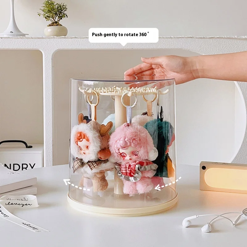 Sinfonía de invierno, vitrina de muñecos de peluche hecha a mano, colgante, caja ciega, estante de almacenamiento, caja de almacenamiento Bubble Mart SP para coleccionables