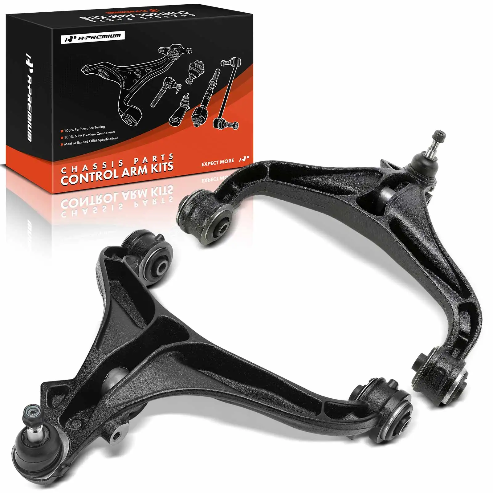 A-Premium 2x Front Lower Control Arm with Ball Joint for Jeep Liberty 2008-2012 Dodge Nitro 2007-2011