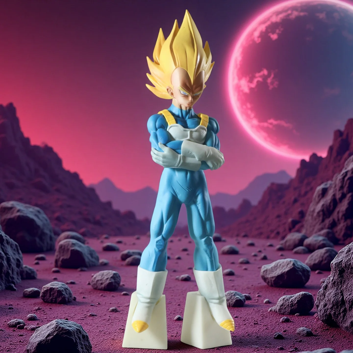 28 cm Anime Dragon Ball Vegeta Figura Vegeta Figurine Action Figures in PVC Gk Collezione di statue Modello Giocattoli Regali