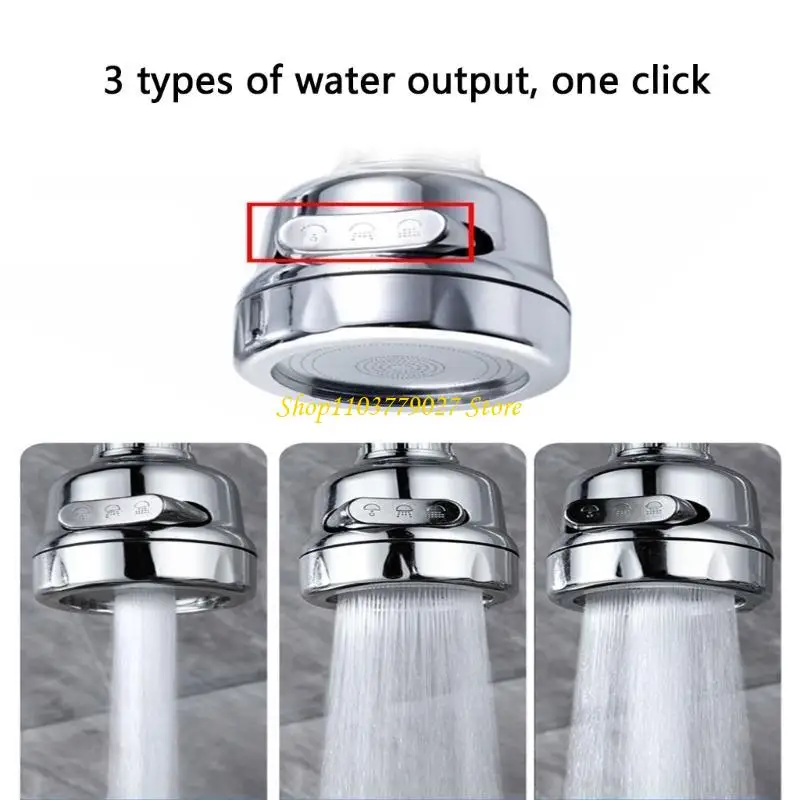 

C4DF 3 Stage Clear Faucet Water Filter Tap Filter Attachment for Kitchen Use