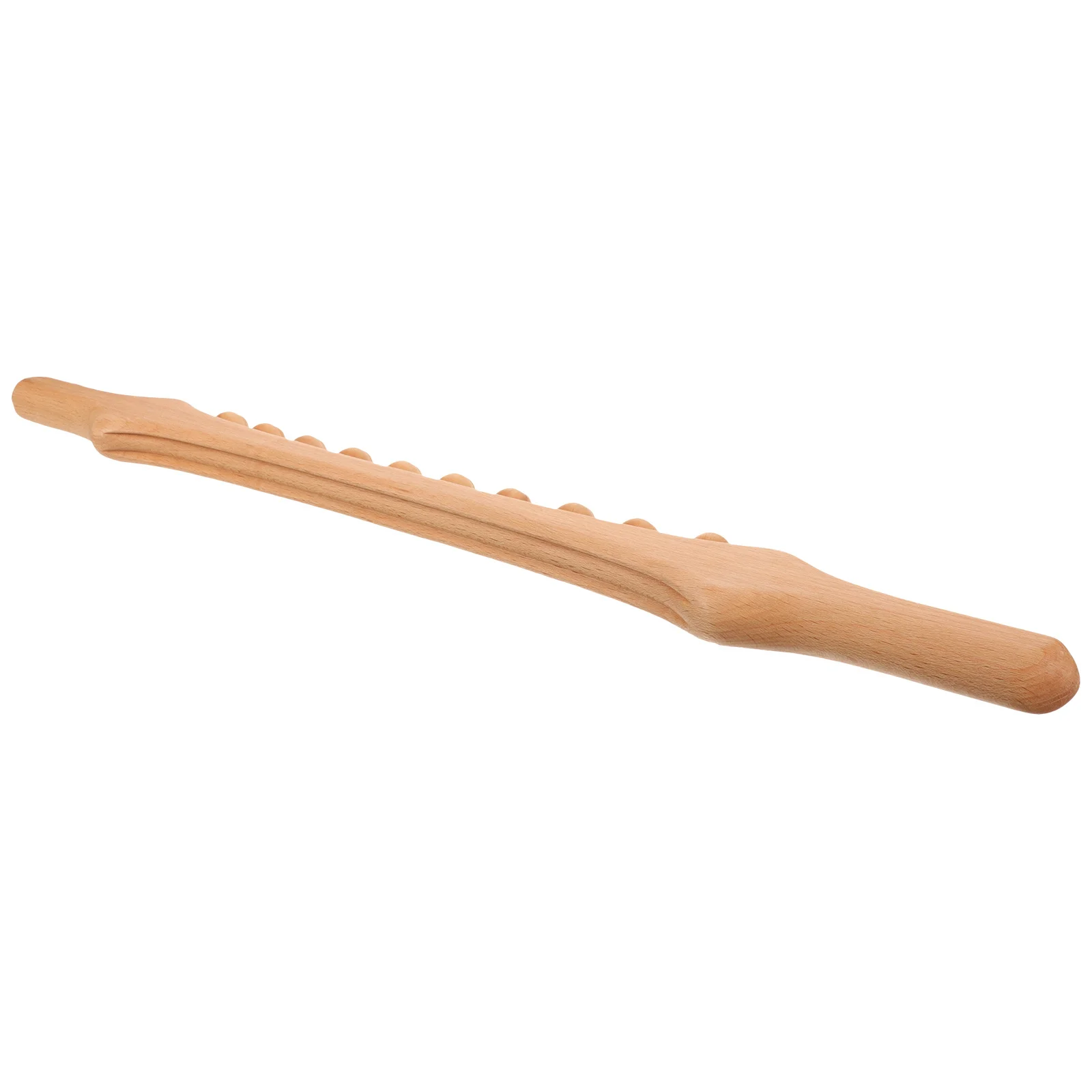 

Wooden Massage Stick Set of 2 Natural Wood Acupressure Rod for Muscle Relaxation Lymphatic Drainage and Circulation Body