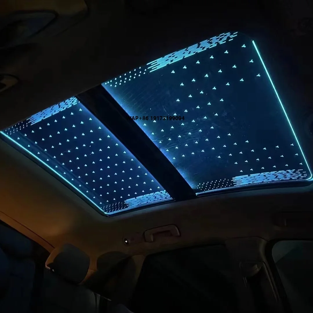 

Customization Car Sunroof Led Luminous Film Explosion Proof Car Modification Sunroof Starry Sky Film