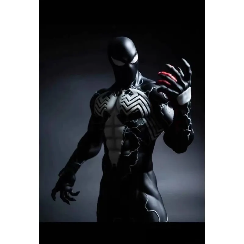 50cm os vingadores figura veneno homem-aranha simbiose anime coleção modelo resina ornamento de mesa presentes do feriado crianças brinquedos