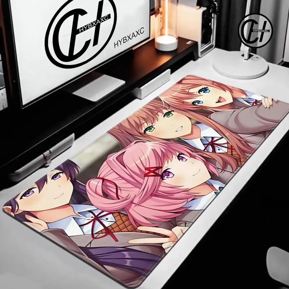 Mouse Pad MousePad Non-slip D-Doki Game Doki Lockedge Literature Office Student Club Gaming Thickened Large Writing Pad Cushion