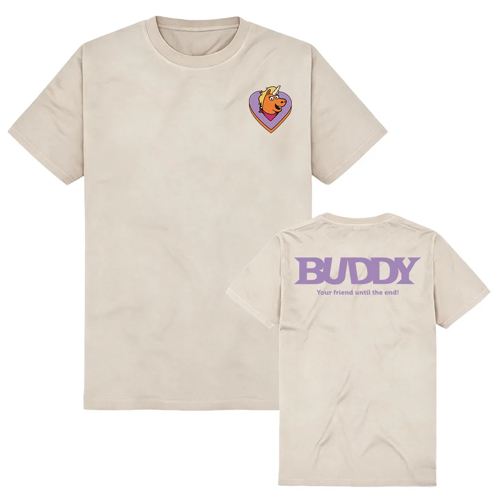 BuddYour Friend Until The End T-Shirt Cotton Short Sleeve Summer Tshirts Soft Casual Women Men Clothing Graphic Print Merch Tees