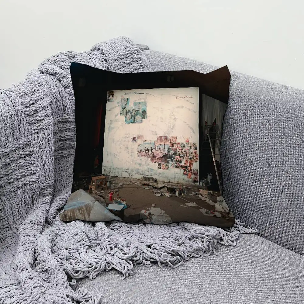 F-Fred Again 9 Months & 50 Hours 30x30cm 45x45cm Pillow Case Decor Protective Covers Comfortable Soft For Sofa Living Room Home