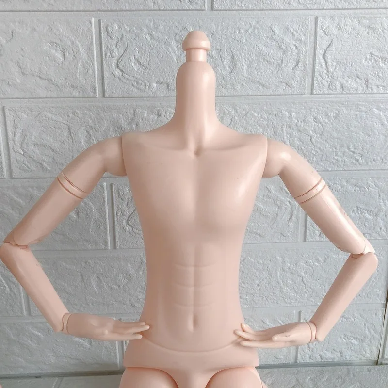 1/3 Doll Body for 60cm Bjd Normal Skin Men Nude Muscles 21 Movable Jointss Doll Parts Diy Girl Kid Children Toy Doll Accessories
