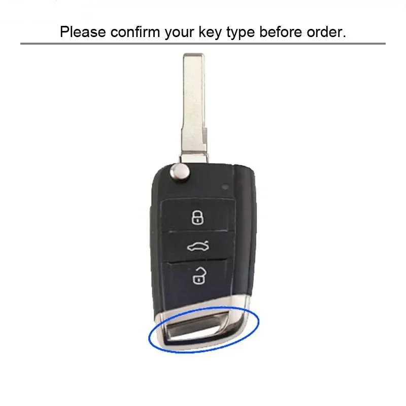 

For VW Volkswagen Jetta MK5 Golf Car Zinc Alloy Smart Remote Key Key Fob Case Cover For VW Volkswagen MK7 Golf 7 Tiguan MK2 for