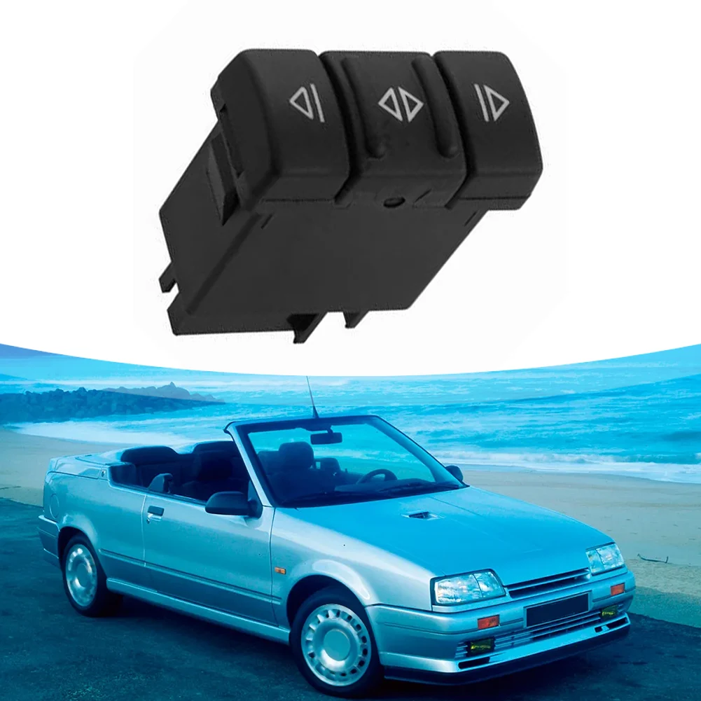 Interruptor de controle de janela para veículos Renault, serve para 19 II Cabriolet Chamade Kasten de \'92 a \'95 Número de peça 7700817339