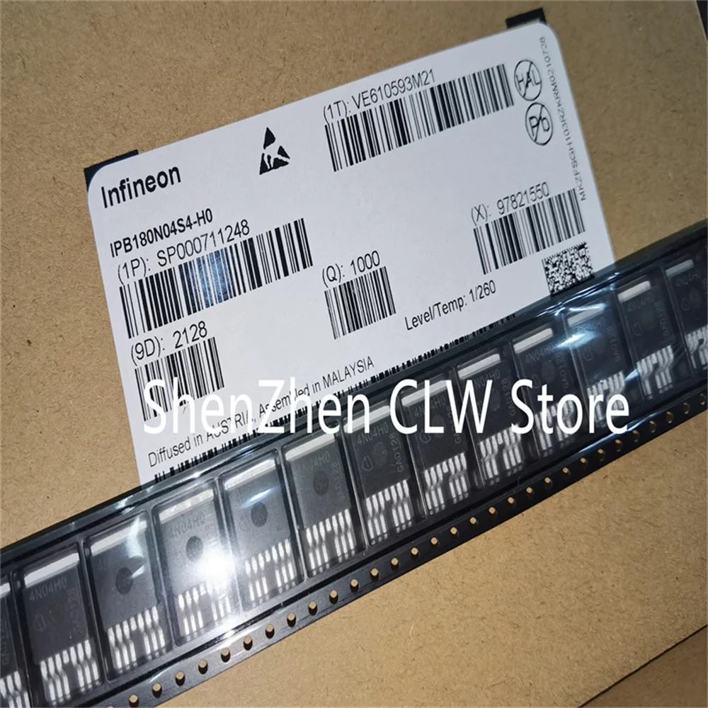 

5PCS/LOT IPB180N04S4-H0 TO-263-7 40V 180A Field Effect Transistor New and Original in STOCK