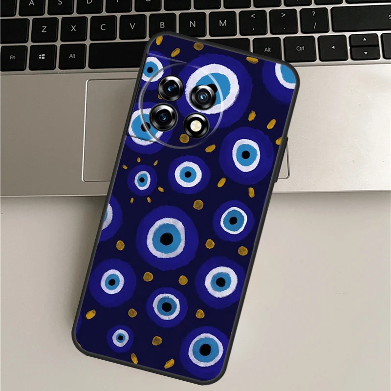 이블 아이 럭키 아이 블루 케이스, 원플러스 11, 10, 9 프로, 10T, 9RT, 에이스 프로, 원플러스 노드 2, 2T, N20, N10, CE, 2 라이트 커버