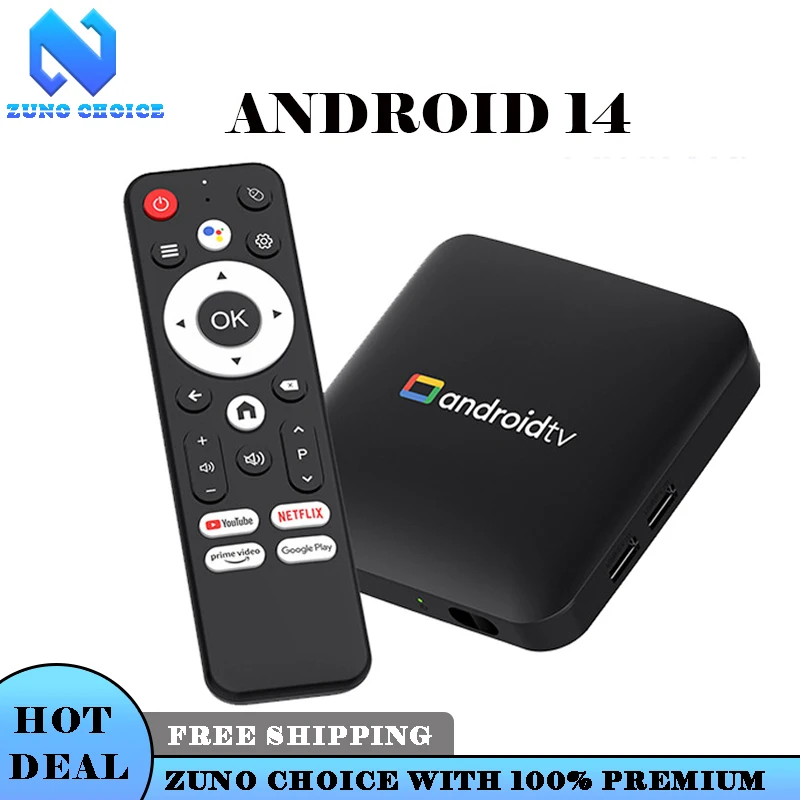 Zuno H96 Max S905L3 Android 14.0 Smart TV Box Домашний кинотеатр Bluetooth с Google Voice Медиаплеер 2G 16G 4KHD Видеонабор ТВ-приставка
