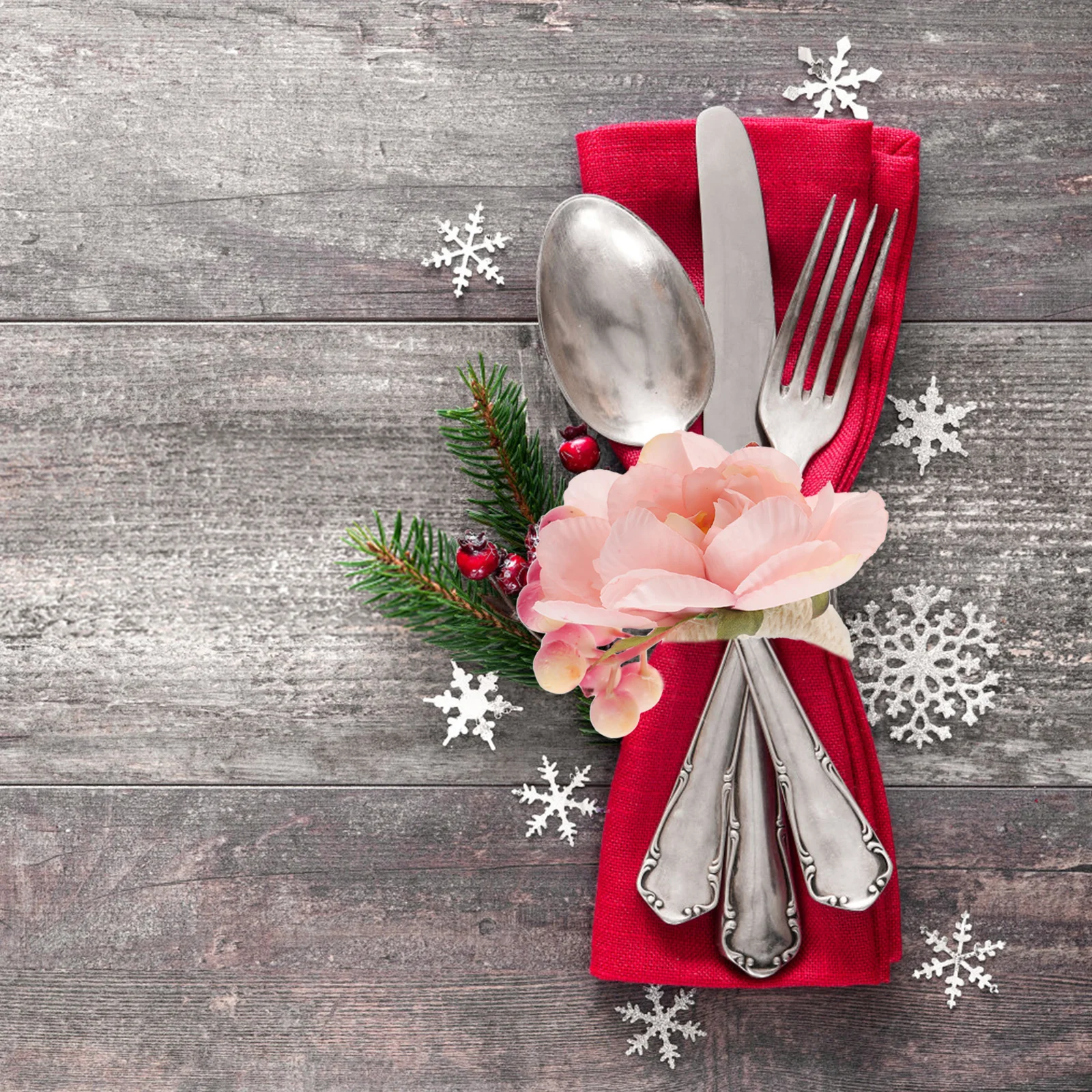 

4pcs Napkin Rings Elegant Alloy Reusable Serviette Buckles for Banquet Party Dinner Gathering Home Decor Tablecloth