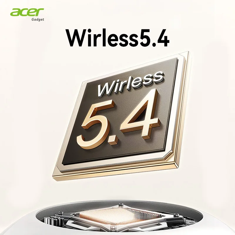 Acer Ohr639 Over-The-Ear Wireless Headphones with Open Design, Comfortable and Secure Fit, Bluetooth 5.4 Chip, Large Diaphragm, High-Definition Sound Quality, Noise Reduction for Calls, Suitable for Sports and Cycling