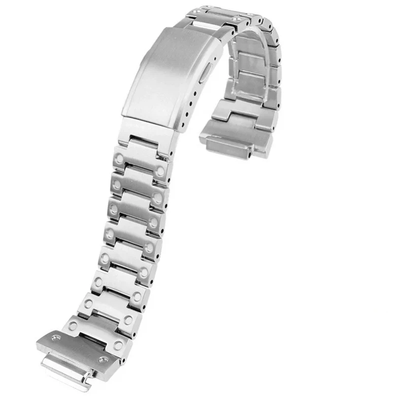 Laopijiang Für Casio G-SHOCK GA-110 GA-120 GA-100 Massives Edelstahl-Metall-Uhrenarmbandgehäuse GA-110/100/120 Armband für Herren, wasserdicht 6