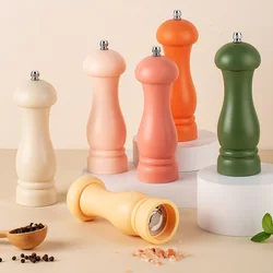 Colorful Plastic Spice Salt Pepper Grinder 6inch 15.5cm Manual Pepper Mill Multi-Purpose