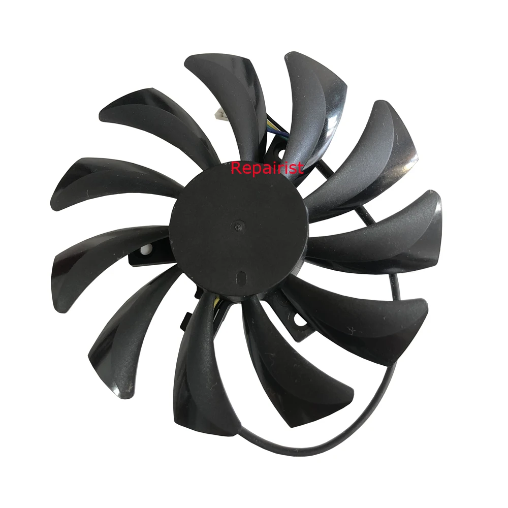 GPU soğutucu, grafik kartı fanlar, MSI RX460 RX550 RX560 2GB 4GT LP OC için HA5510H12SF-Z, MSI RX 550 560 AERO ITX için HA9010H12F-Z