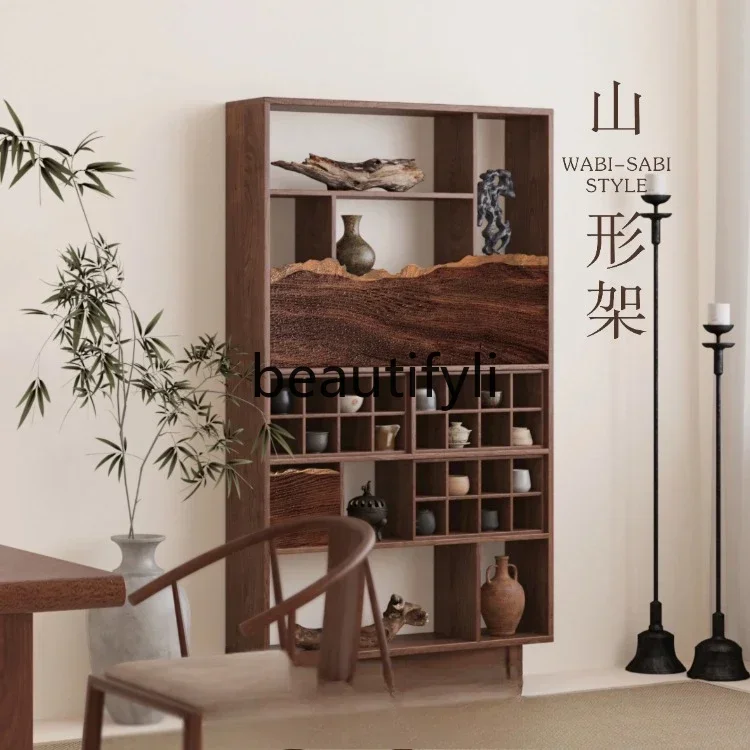 

zqqqqBogu rack solid wood Duobao Pavilion tea cup teapot shelf Bogu rack storage