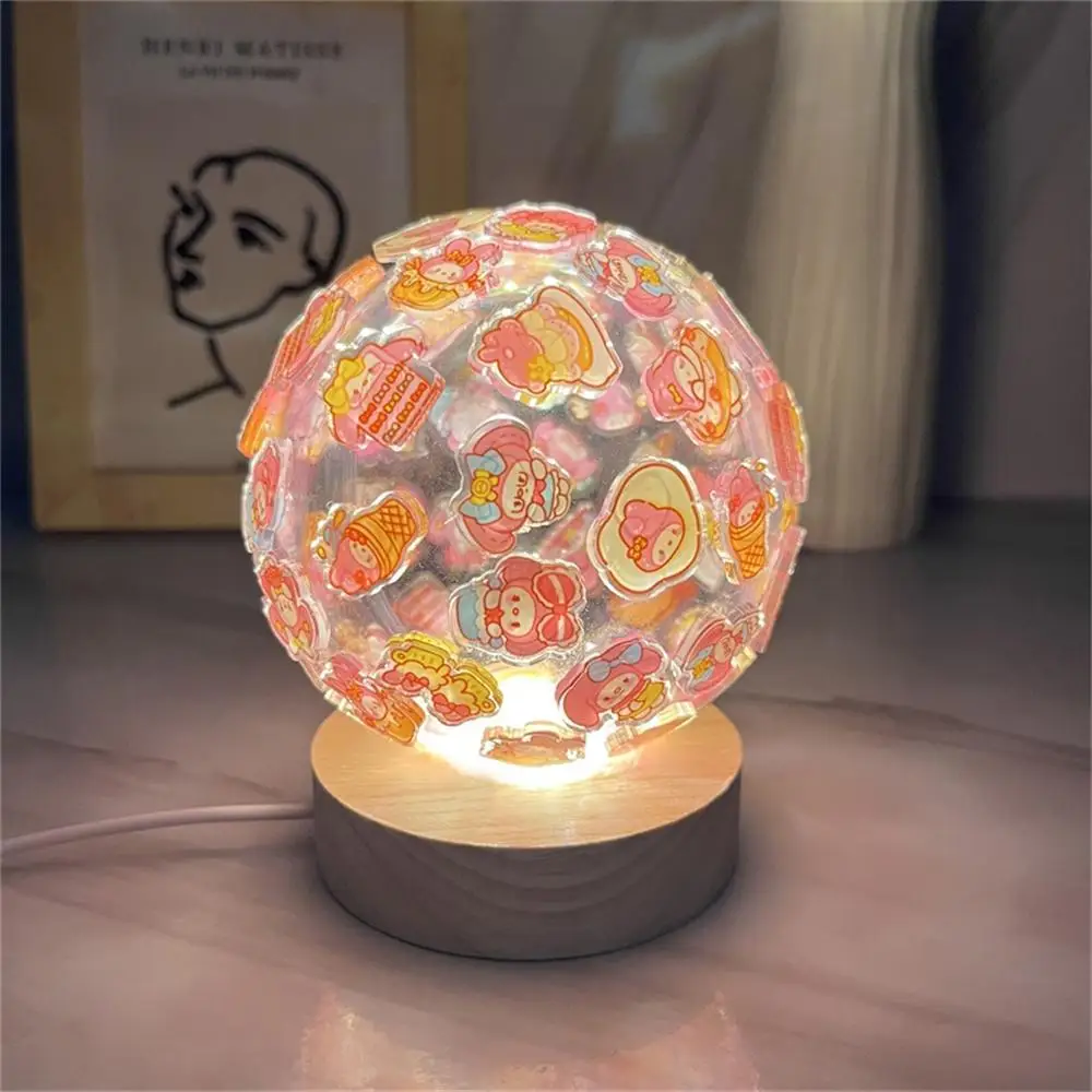 

Ball Night Light Acrylic Patch Global Ball Light DIY Handmade Night Lamp Hot Anime Table Lamps Cartoon Desk Ornaments Gifts