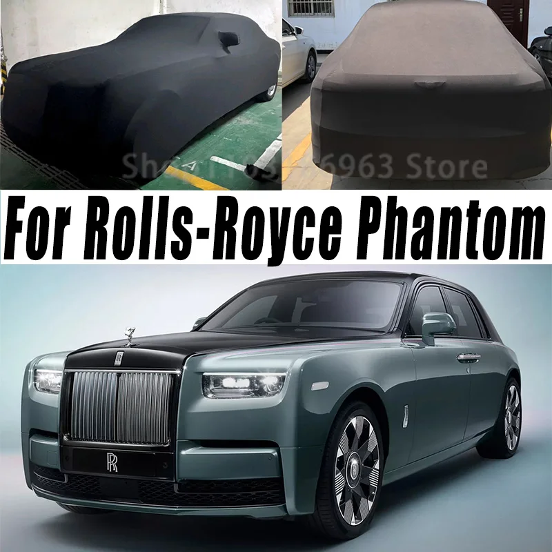 for Rolls-Royce PhantomCar Covers Stretch Cloth Special Car Clothing Auto Cover Indoor Dust Sun Protection Exterior Accessories