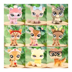 Mini Shop Pet Figure Shorthair Cats Duchshund Cocker Spaniel Collie Dog Toys with Accessories Best Gift For Kids Toy