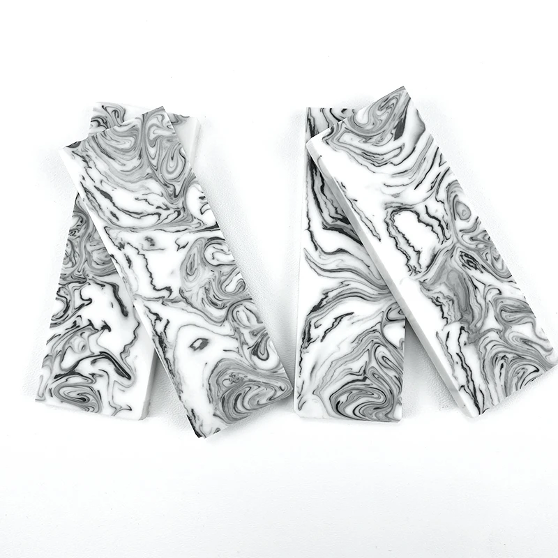 DIY 나이프 핸들 재료 플레이트 수지 복합 재료 패턴 새총 핸들 재료, C-Tek 재료, 120x40x8mm, 1 개