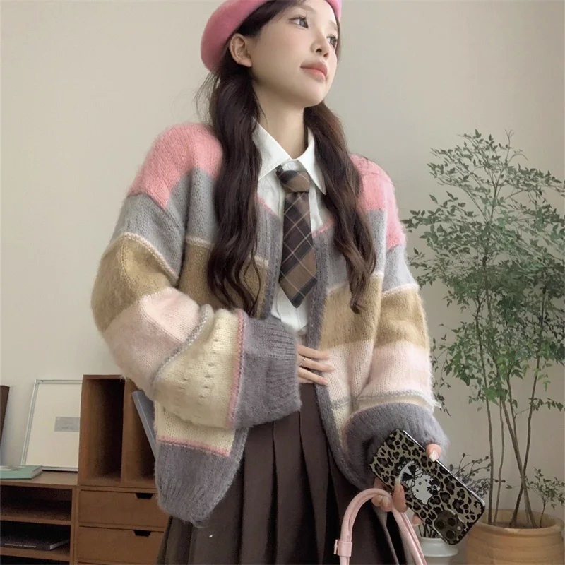 

Вязаный свитер Guangzhou Thirteenth Fac, элитный женский свитер Faion Dongguan Daliang с открытым кардиганом, пальто