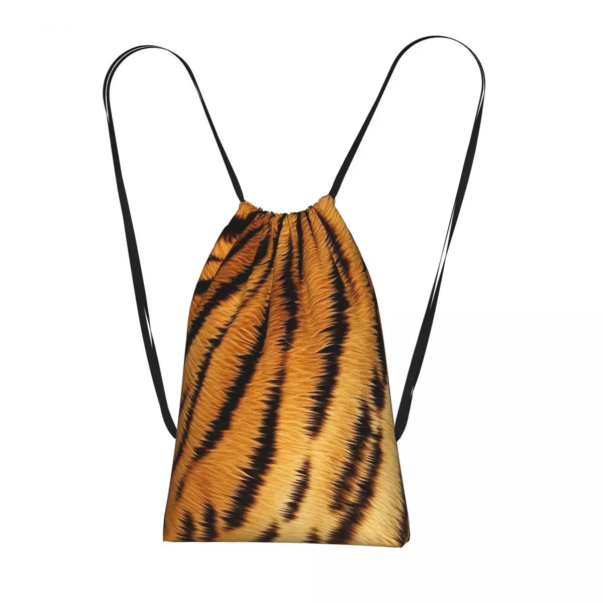 Tiger Skin Backpacks Multi-function Drawstring Bags Sports Bag Book Bags for Man Woman School