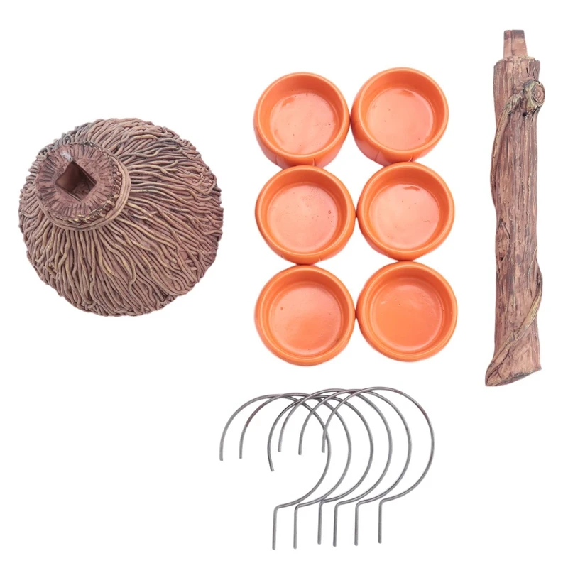 

Halloween Pumpkin Snack Bowl Stand Resin Pumpkin Cup Broom Tray Halloween Pumpkin Snack Tray, Detachable Resin
